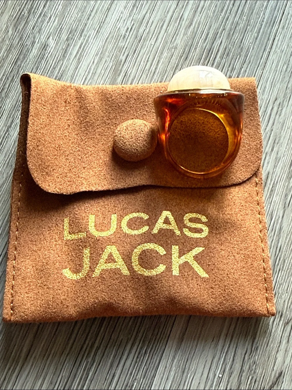 Lucas Jack Moonstone Round Ring
